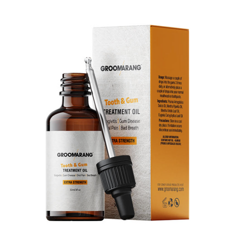 Groomarang Tooth & Gum Treatment Oil 30ml - Extra Fresh and Extra Strength