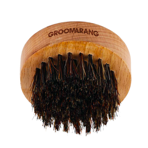 Groomarang 'O' Boar Bristle Beard Brush