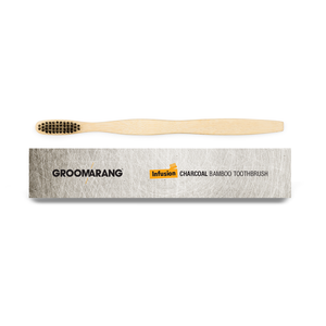 Groomarang Infusion Charcoal Bamboo Toothbrush