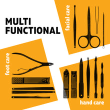 Load image into Gallery viewer, Groomarang &#39;The Ultimate&#39; 15 Piece Mens Grooming Manicure &amp; Pedicure Kit