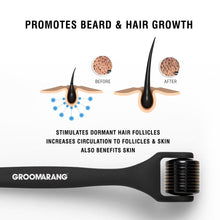 Load image into Gallery viewer, Groomarang &#39;Rock n Roll&#39; Beard and Hair Growth Derma Roller - 0.5mm