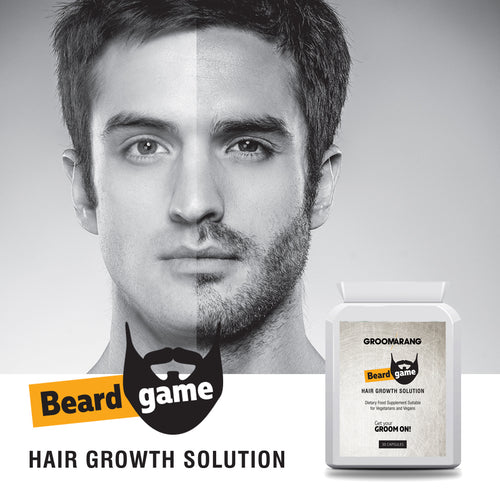 Groomarang ‘Beard Game’ Beard Growth Capsules
