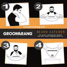 Load image into Gallery viewer, Groomarang Beard Catcher Beard Cape - Less Mess, Better Beard!
