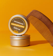 Load image into Gallery viewer, Groomarang Softening Beard Balm 60ml - Enriched with Sweet Almond Oil, Jojoba, Limonene &amp; Linalool