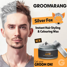 Load image into Gallery viewer, Groomarang Silver Fox Instant Hair Styling &amp; Colouring Wax