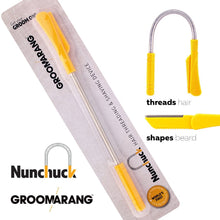 Load image into Gallery viewer, Groomarang Nunchuck - Revolutionary 2-in-1 Facial Threading and Shaving Device