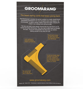 Groomarang Beard Shaping & Styling Template Comb